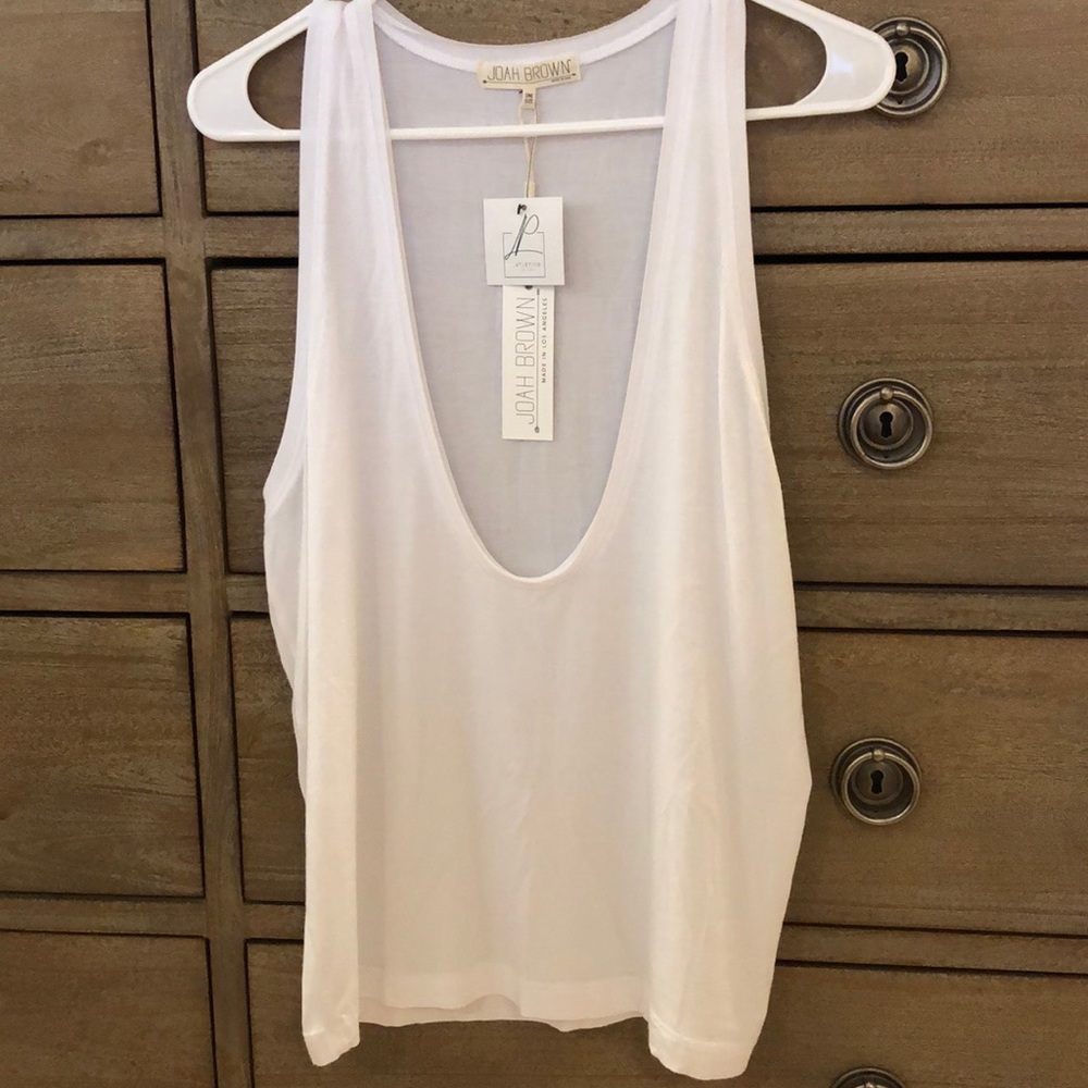 NWT Joah Brown deep neck tank